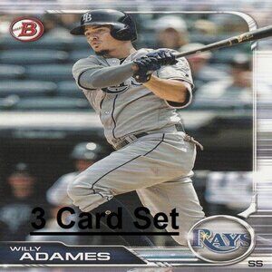 Willy Adames MLB Card Collection - 3 Card Set
